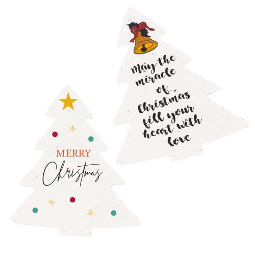 Seed paper card | Christmas tree - Image 1